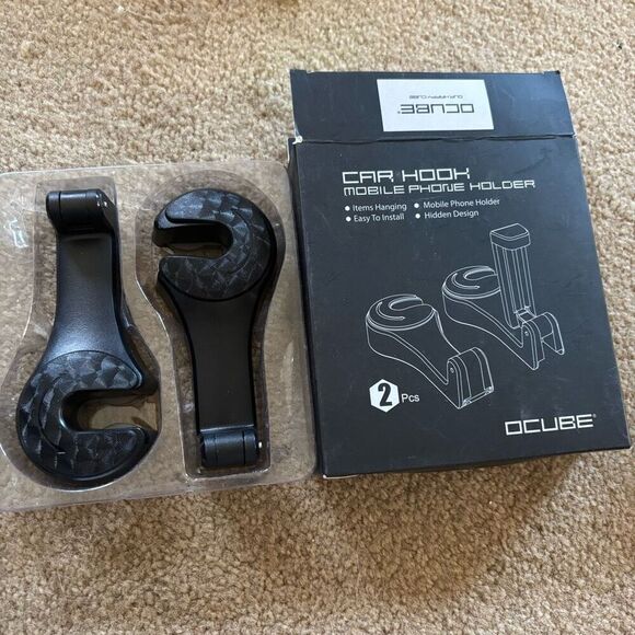 Ocube Car Hook Mobile Phone Holder *New Box of 2* - Picture 1 of 3
